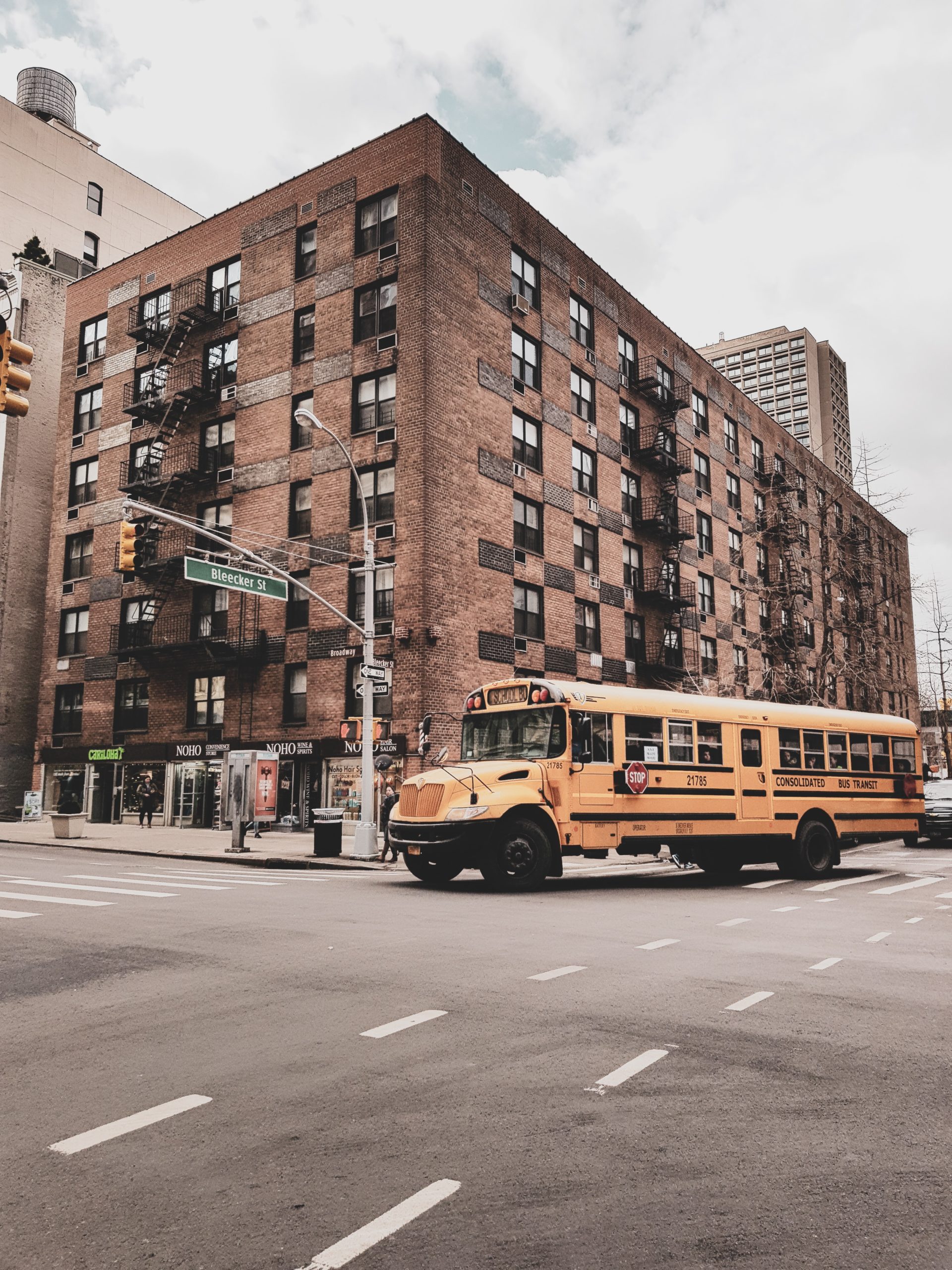 The bus to New York